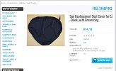 Sun EZ Replacement Seat Cover - Niagra Cycle Sun EZ Replacement Seat Cover - Niagra Cycle