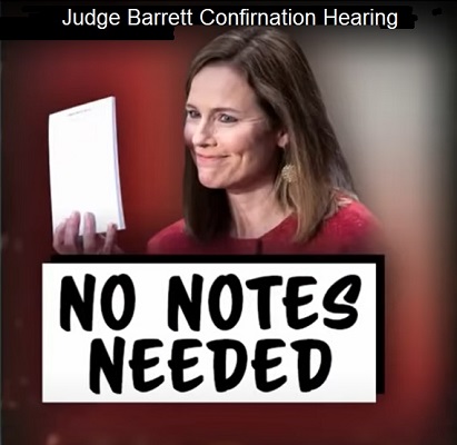 Judge Amy Barrett hearing on appointment to SCOTUS Judge Amy Barrett Hearing